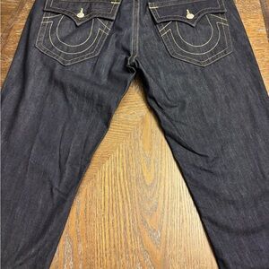 True Religion Men's Dark Wash Blue Jeans/ Size 38/34